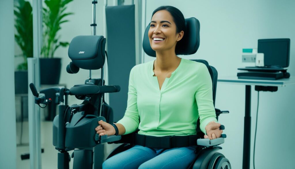 站立電動輪椅促進消化及排便功能