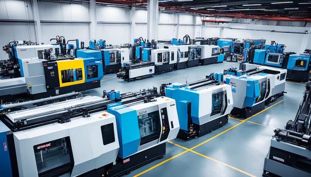 injection molding machine types