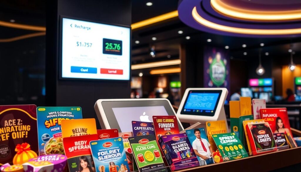 A colorful, modern and inviting scene showcasing the UTown entertainment center's diverse range of promotions and rewarding payment process. In the foreground, an array of vibrant, eye-catching offers and bonuses are displayed, enticing guests to explore the venue's lucrative incentives. The middle ground features a smooth, user-friendly payment interface, highlighting the convenience and security of the venue's recharge options. In the background, a sleek, sophisticated atmosphere sets the tone, with subtle lighting and elegant design elements that evoke a premium entertainment experience. The overall composition conveys a sense of excitement, value and seamless accessibility, reflecting the key benefits of the UTown entertainment center's promotional offerings and payment solutions. A colorful, modern and inviting scene showcasing the UTown entertainment center's diverse range of promotions and rewarding payment process. In the foreground, an array of vibrant, eye-catching offers and bonuses are displayed, enticing guests to explore the venue's lucrative incentives. The middle ground features a smooth, user-friendly payment interface, highlighting the convenience and security of the venue's recharge options. In the background, a sleek, sophisticated atmosphere sets the tone, with subtle lighting and elegant design elements that evoke a premium entertainment experience. The overall composition conveys a sense of excitement, value and seamless accessibility, reflecting the key benefits of the UTown entertainment center's promotional offerings and payment solutions.