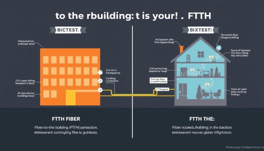 光纖到大廈(FTTB)和光纖入屋(FTTH)的區別