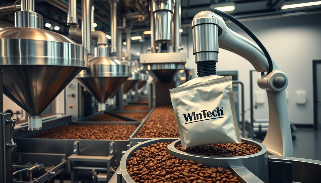 packaging of coffee beans